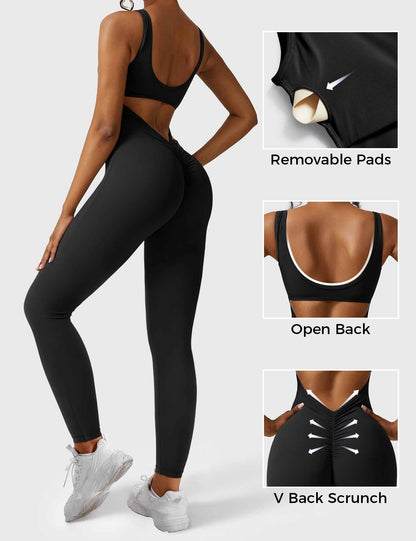 Lizvette V-Back Jumpsuit