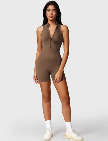 Yeoreo Belle Sleeveless Zipper Romper