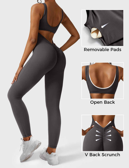 Lizvette V-Back Jumpsuit