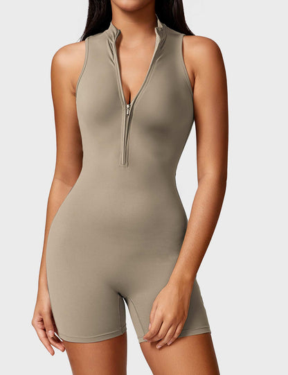 Yeoreo Belle Sleeveless Zipper Romper