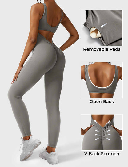 Lizvette V-Back Jumpsuit