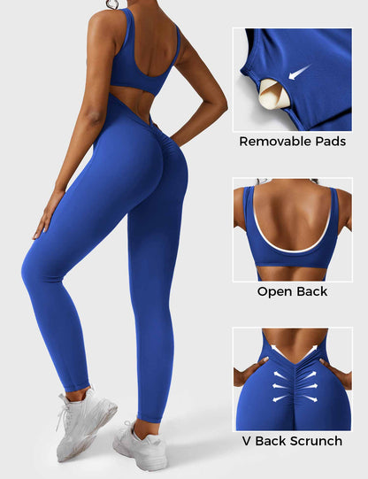 Lizvette V-Back Jumpsuit