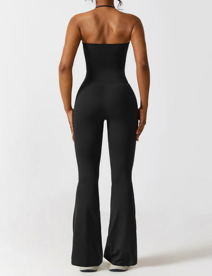 Halter Flared Jumpsuit