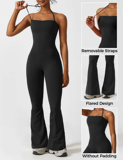 Halter Flared Jumpsuit