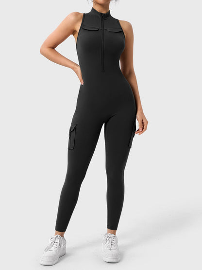 Samantha Cargo Jumpsuits with Pockets