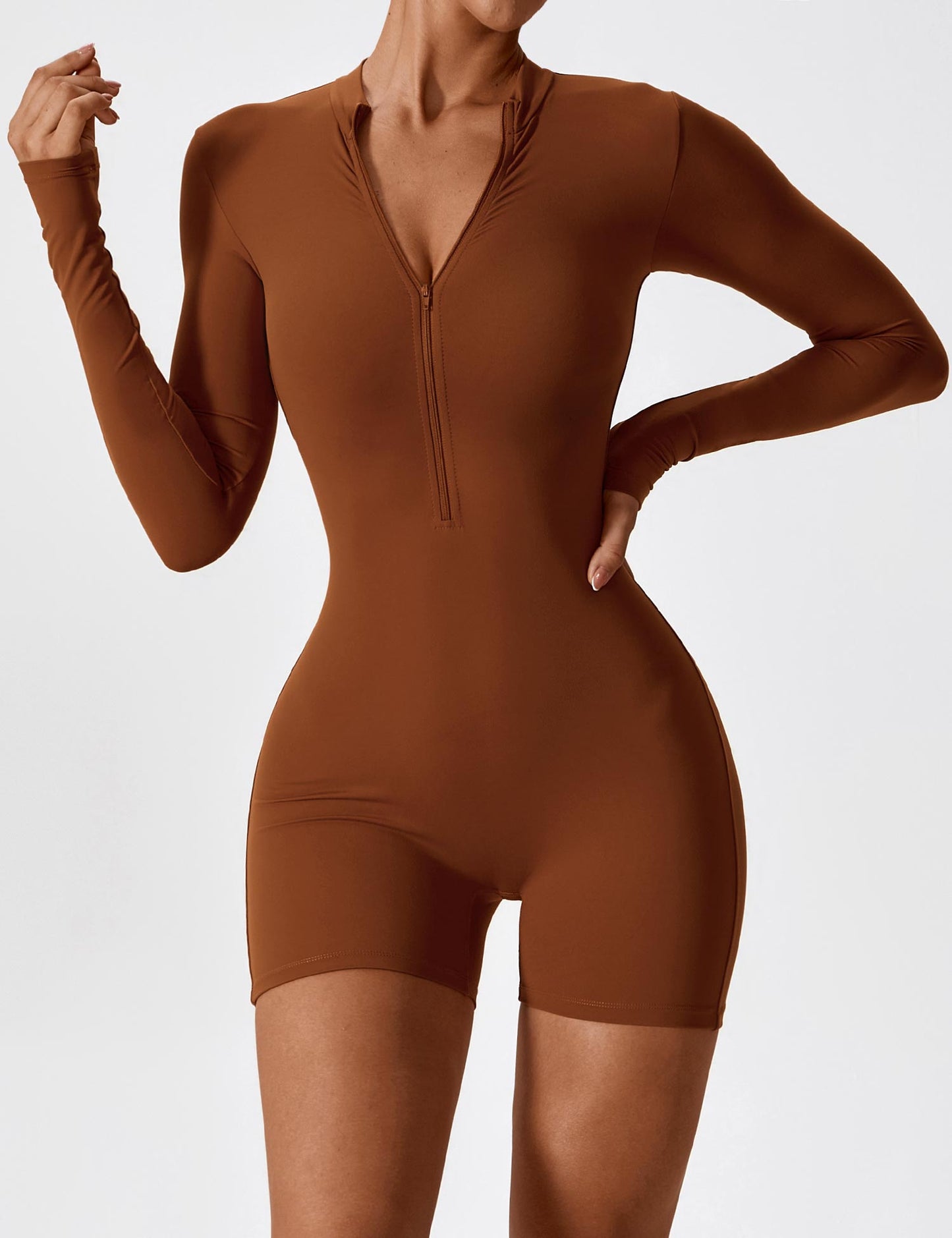 Yeoreo Long Sleeve Zipper Romper