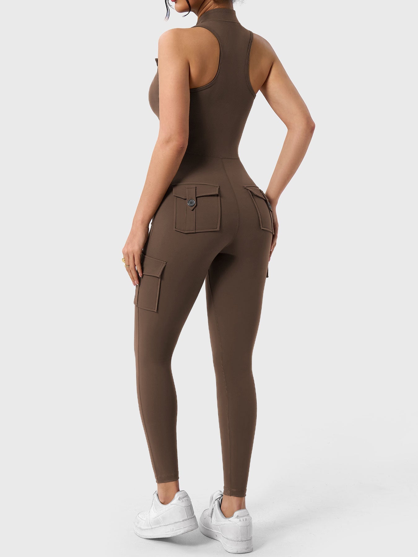 Samantha Cargo Jumpsuits with Pockets