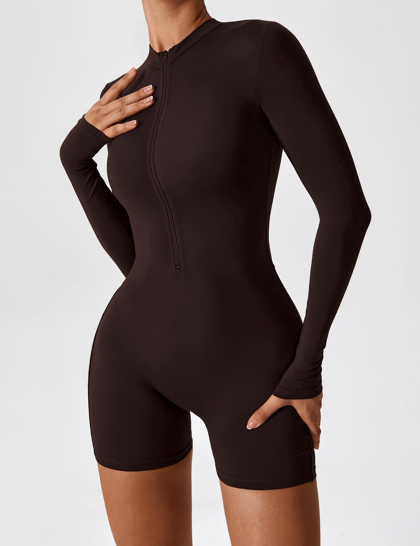 Yeoreo Long Sleeve Zipper Romper