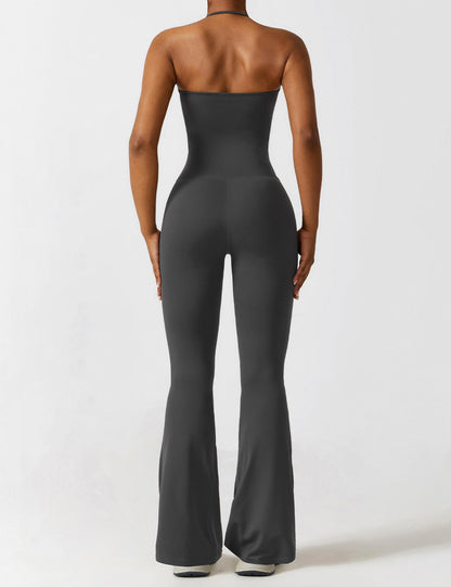 Halter Flared Jumpsuit