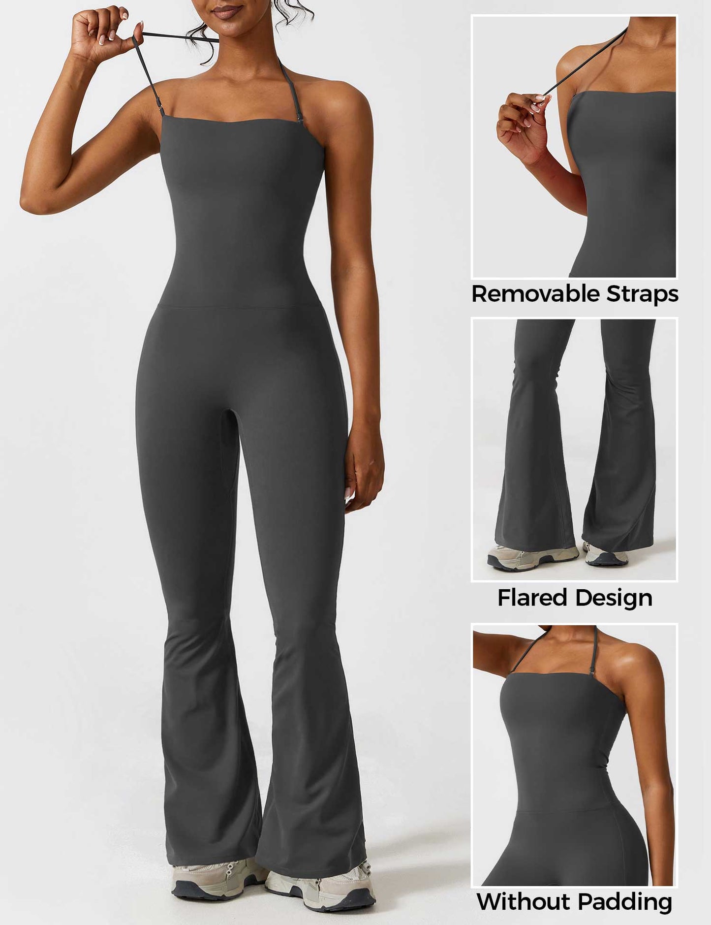 Halter Flared Jumpsuit