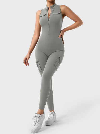 Samantha Cargo Jumpsuits with Pockets