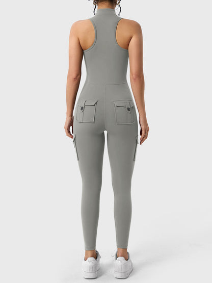 Samantha Cargo Jumpsuits with Pockets