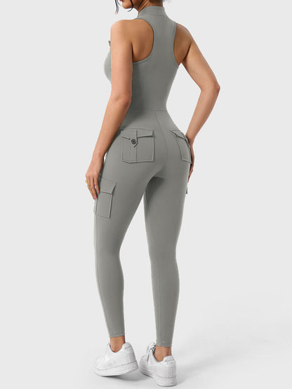 Samantha Cargo Jumpsuits with Pockets