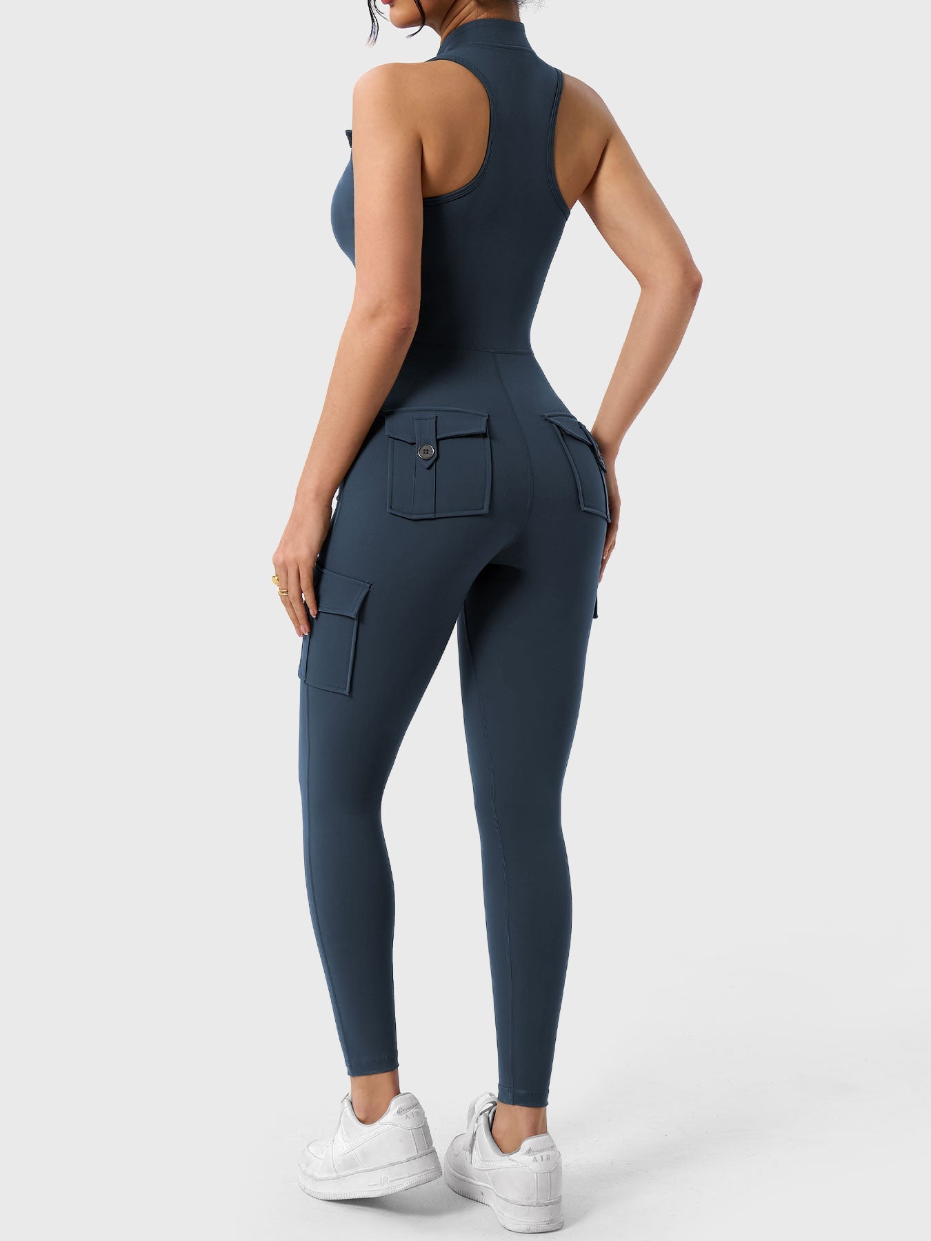 Samantha Cargo Jumpsuits with Pockets