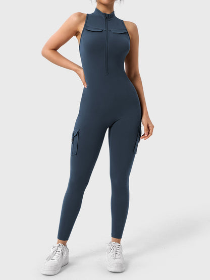 Samantha Cargo Jumpsuits with Pockets