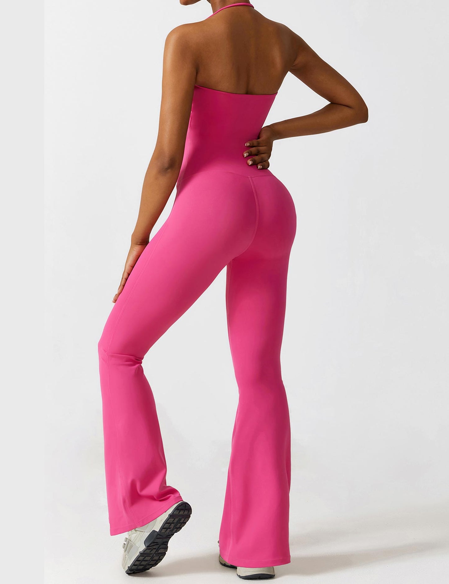 Halter Flared Jumpsuit